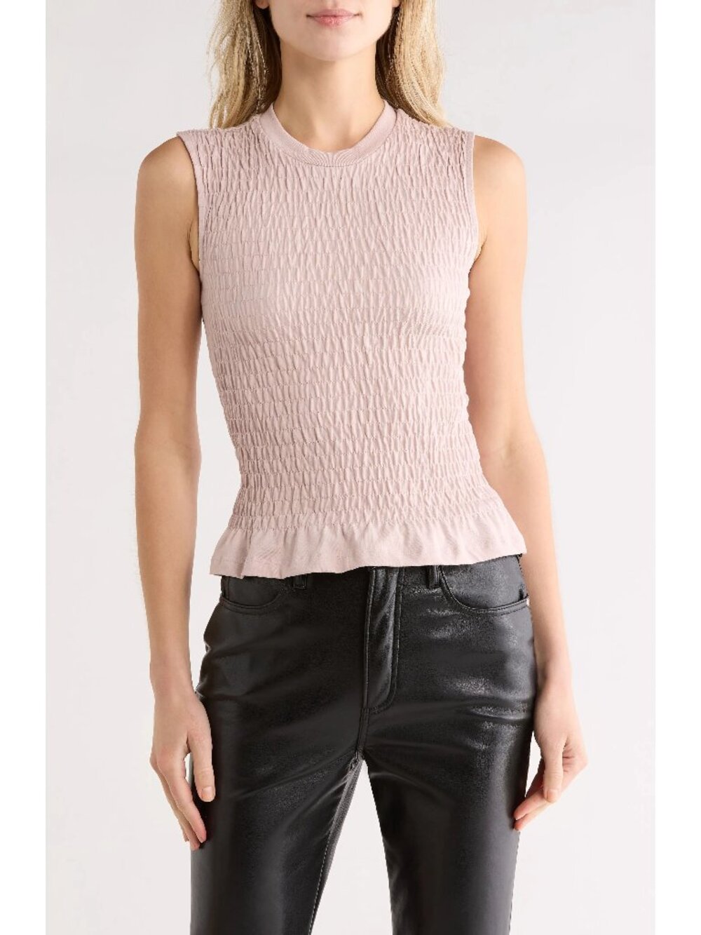 NEW AllSaints ODE Sleeveless Peplum Top Size Small MSRP $99 NEW WITH TAGS